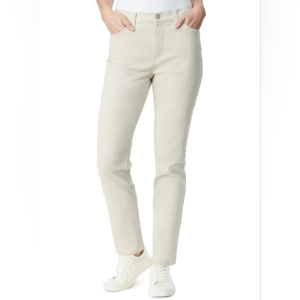 NWT Gloria Vanderbilt Amanda Stonewood Jeans 16W Classic Rise Tapered Leg